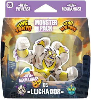 3!IEL70361 King Of Tokyo Board Game: Luchador Monster Pack published by Iello