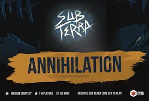 INSST04 Sub Terra Board Game: Annihilation Expansion published by Inside The Box