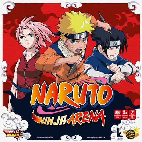 JPG502 Naruto Ninja Arena Board Game published by Japanime Games