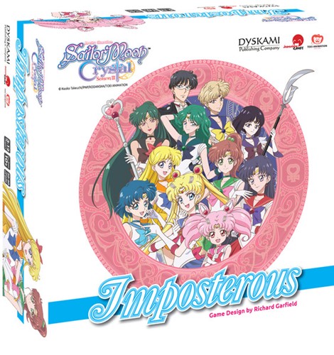 JPG807 Sailor Moon Crystal Imposterous Board Game published by Dyskami Publishing