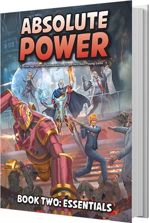 3!JPG831 Absolute Power RPG Book Two: Essentials published by Dyskami Publishing