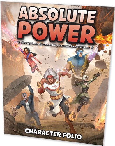 JPG834 Absolute Power RPG: Character Folio published by Dyskami Publishing