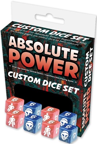 JPG836 Absolute Power RPG: Dice Set published by Dyskami Publishing