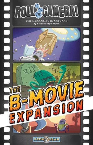 2!KBSRCBGCB Roll Camera! The Filmmaking Board Game The B-Movie Expansion published by Keen Bean Studio