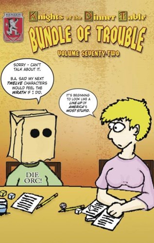 KEN772 Knights Of The Dinner Table: Bundle Of Trouble Issue 72 published by Kenzer & Company