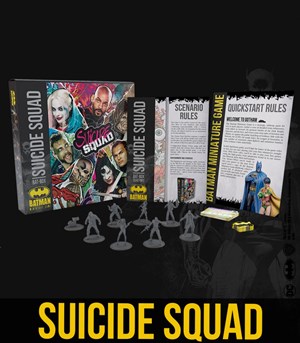 2!KMBMGBATBOX001 Batman Miniature Game: Suicide Squad Bat-Box published by Knight Models