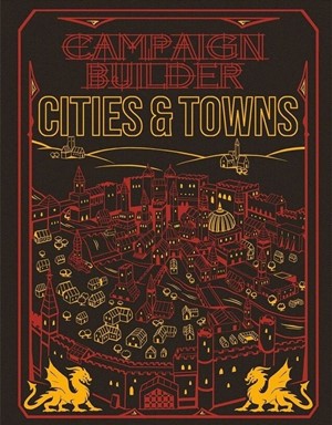 2!KOB9474 Dungeons And Dragons RPG: Campaign Builder: Cities And Towns Limited Edition published by Paizo Publishing