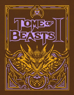 KOB9580 Dungeons And Dragons RPG: Tome Of Beasts 1: 2023 Limited Edition published by Kobold Press