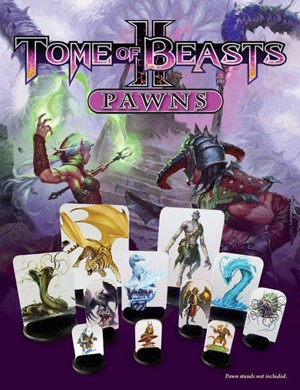 KOBTOB2PAWNS Dungeons And Dragons RPG: Tome Of Beasts 2 Pawns published by Kobold Press