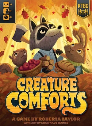 2!KTG7002E Creature Comforts Board Game published by Kids Table Board Gaming