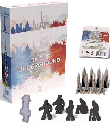 On The Underground Board Game: Paris And New York Deluxe Edition