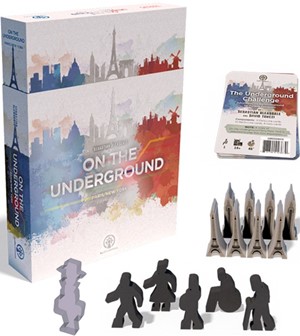 2!LDR2224100 On The Underground Board Game: Paris And New York Deluxe Edition published by Ludicreations