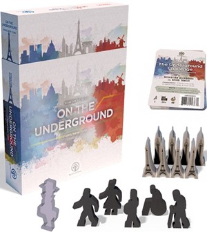 2!LDR2224100 On The Underground Board Game: Paris And New York Deluxe Edition published by LudiCreations