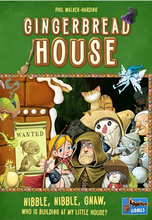 LK0101 Gingerbread House Board Game published by Lookout Games