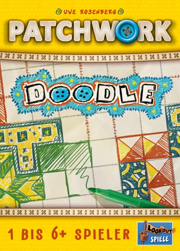 LK0107 Patchwork Board Game: Doodle Roll And Write Edition published by Lookout Games