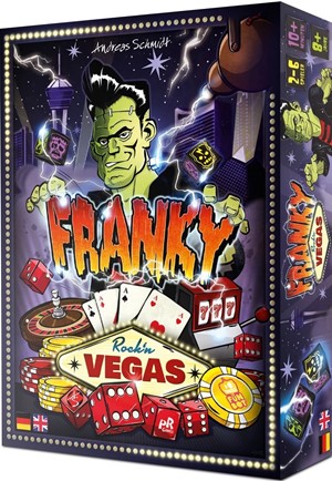 2!LKY1024193 Franky: Rock'n Vegas Board Game published by Lucky Duck Games