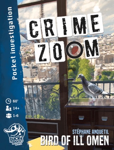 LKYCRZR02EN Crime Zoom Board Game: Bird Of Ill Omen published by Lucky Duck Games
