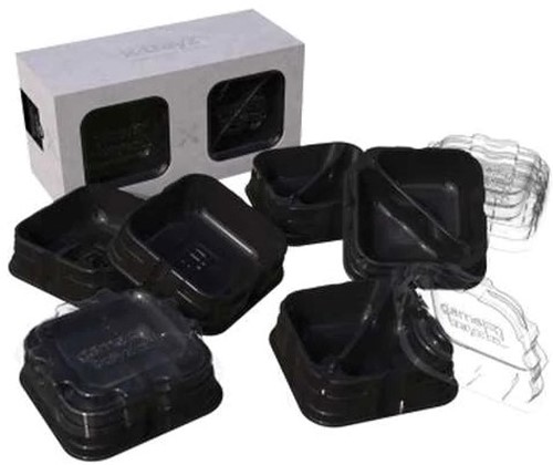 X-Trayz Black (3 single and 3 double trays)