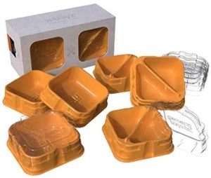 LKYXTZR03ML X-Trayz Orange (3 single and 3 double trays) published by Lucky Duck Games