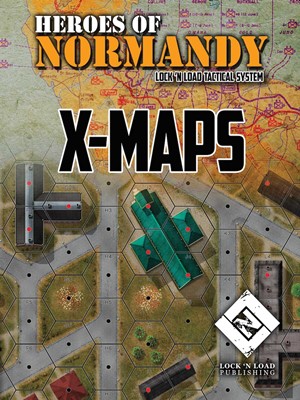 LNLH02 Heroes Of Normandy Board Game: X Maps Expansion published by Lock n Load Games