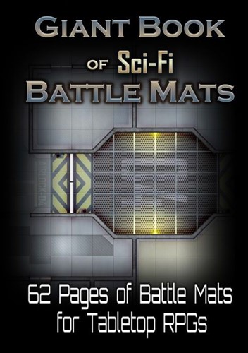 LOKEBM006 The Giant Book Of Sci-Fi Battle Mats published by Loke Battle Mats