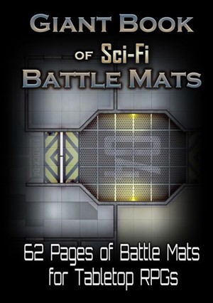 LOKEBM006 The Giant Book Of Sci-Fi Battle Mats published by Loke Battle Mats