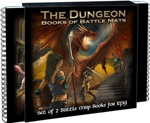 LOKEBM009 The Dungeon Books Of Battle Mats published by Loke Battle Mats