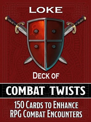 LOKEBM027 Loke's Deck Of Combat Twists published by Loke Battle Mats