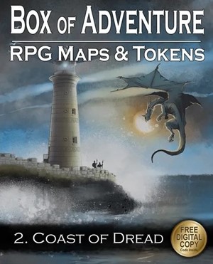 LOKEBM031 Box Of Adventure: 2 Coast Of Dread published by Loke Battle Mats
