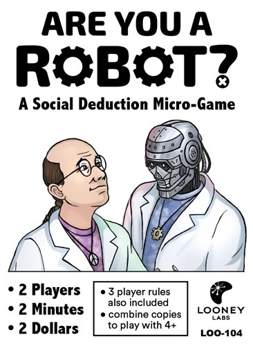 LOO104S Are You A Robot Card Game published by Looney Labs