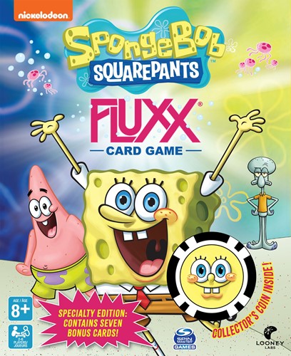 LOO106 SpongeBob SquarePants Fluxx Card Game published by Looney Labs