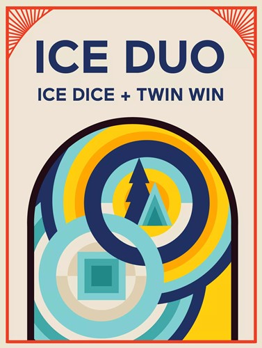 LOO109 Ice Duo Board Game: Ice Dice And Twin Win published by Looney Labs