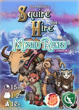 LTM018 Squire For Hire Card Game: Mystic Runes Expansion published by Letiman Games