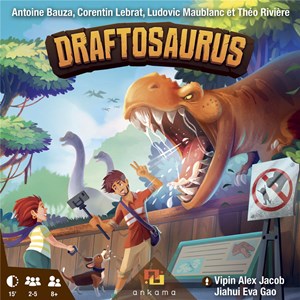 LUMANK200 Draftosaurus Board Game published by Ankama