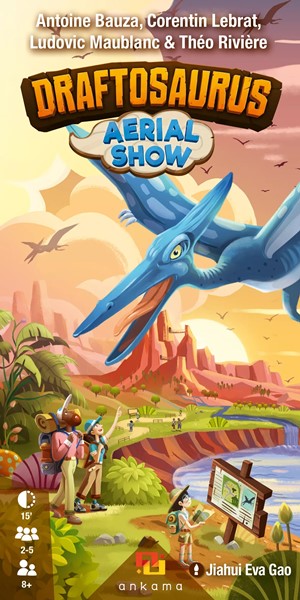 LUMANK280 Draftosaurus Board Game: Aerial Show Expansion published by Ankama