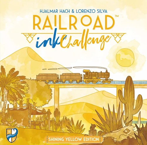 Railroad Ink Challenge Board Game: Shining Yellow Edition