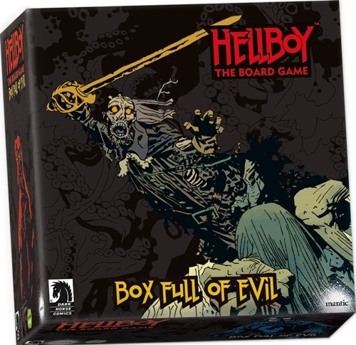 MANHB102 Hellboy Board Game: Kickstarter Box Full Of Evil published by Mantic Games