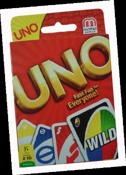 MATY3365 Uno Card Game (2013 Refresh) published by Mattel