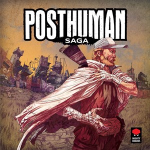 MBPHS001EN Posthuman Saga Board Game published by Mighty Board Games