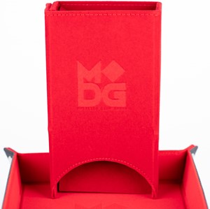 MET541 Fold Up Velvet Dice Tower: Red published by Metallic Dice Games