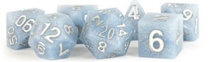 2!MET782 Silicone Rubber Poly Dice Set: Glacial Debris published by Metallic Dice Games