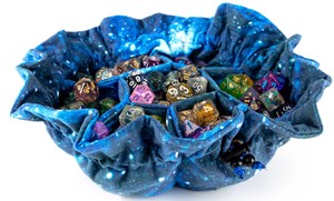 2!MET9101 Velvet Compartment Dice Bag: Galaxy published by Metallic Dice Games