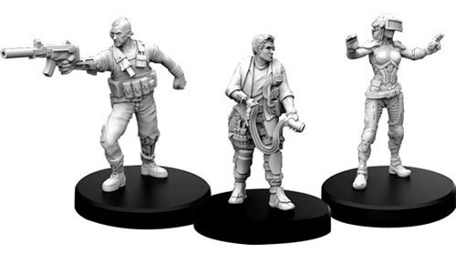 MFC33001 Cyberpunk Red Miniatures: Edgerunners A published by Monster Fight Club