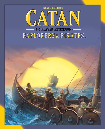 MFG3076 Catan 5th Edition Board Game: Explorers And Pirates 5-6 Player Extension published by Mayfair Games