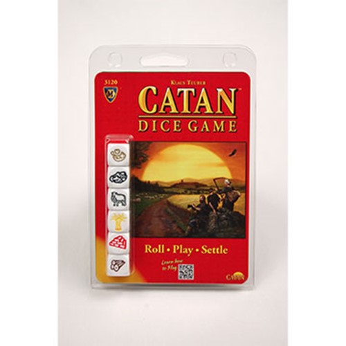 MFG3120 Catan Dice Game: Clamshell Edition published by Mayfair Games