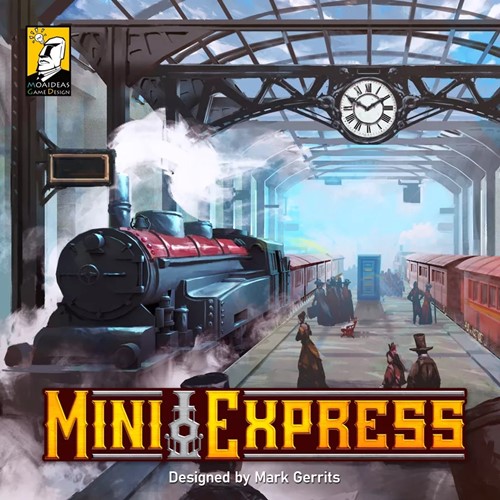 MGD1032RA Mini Express Board Game published by Moaideas Game Design