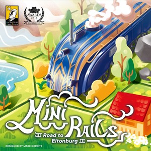3!MGD1045E Mini Rails Board Game: Road To Eltonburg published by Moaideas Game Design