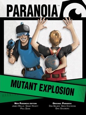 MGP50004 Paranoia RPG: The Mutant Explosion Expansion Deck published by Mongoose Publishing