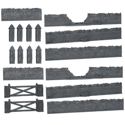 MGTC126 Terrain Crate: Battlefield Walls published by Mantic Games