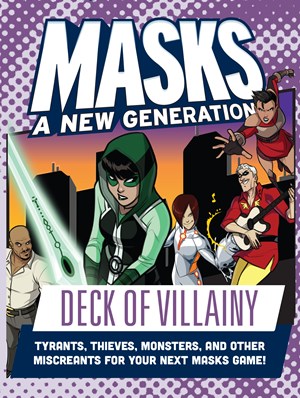 MPGC02 Masks RPG: Deck Of Villainy published by Magpie Games